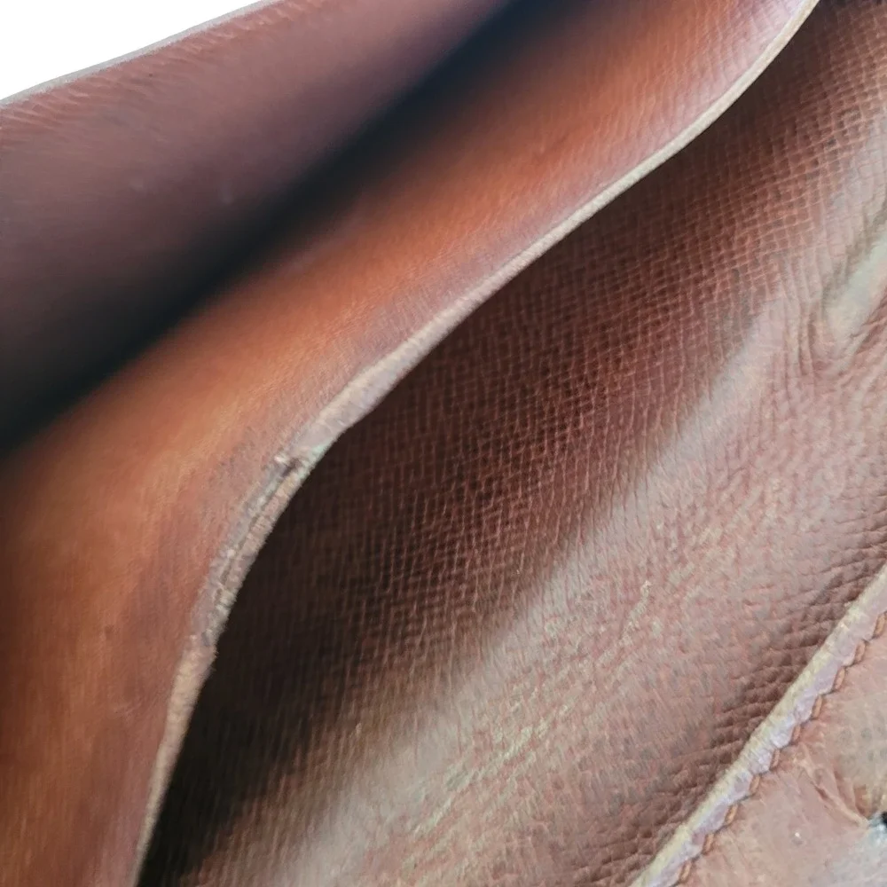 Louis Vuitton Vintage Monogram Long Bifold Wallet Brown Canvas Made‎ in France